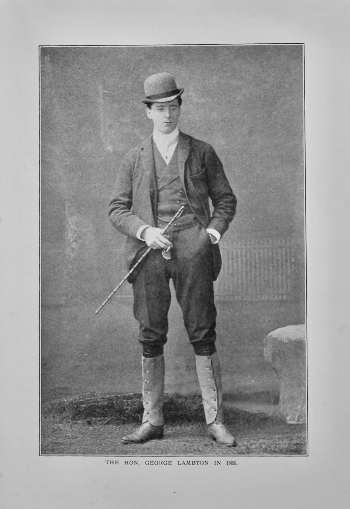 The Hon. George Lambton in 1886. (Photograph)