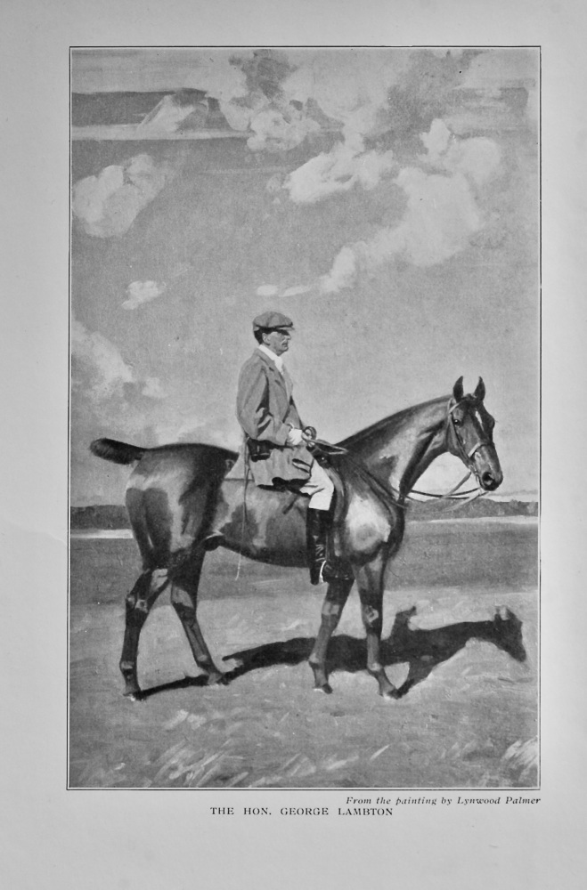 The Hon. George Lambton.  (on horseback)