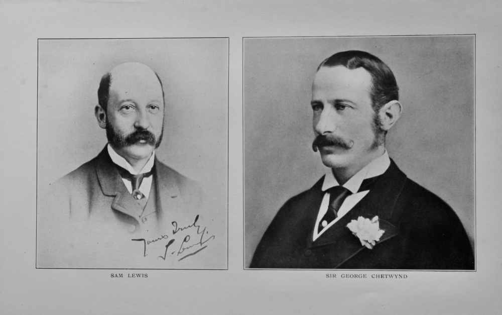 Sir George Chetwynd, and Sam Lewis.  (Portraits)
