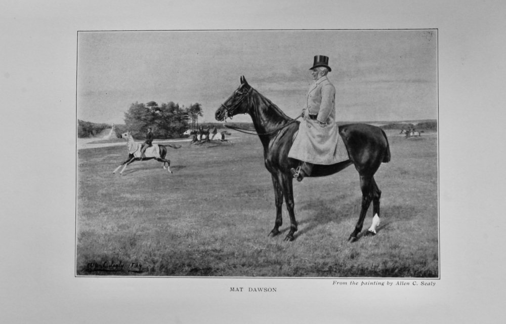 Mat Dawson. (on Horseback).  (Horse Racing)