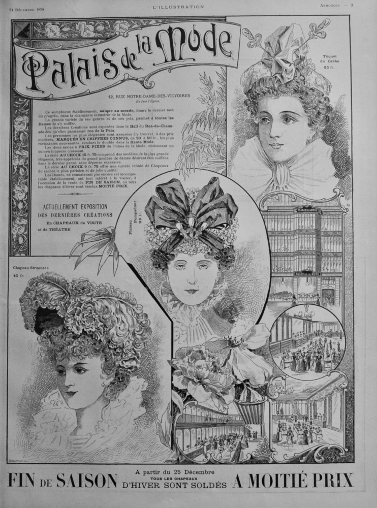 Palais de la Mode.  1898.