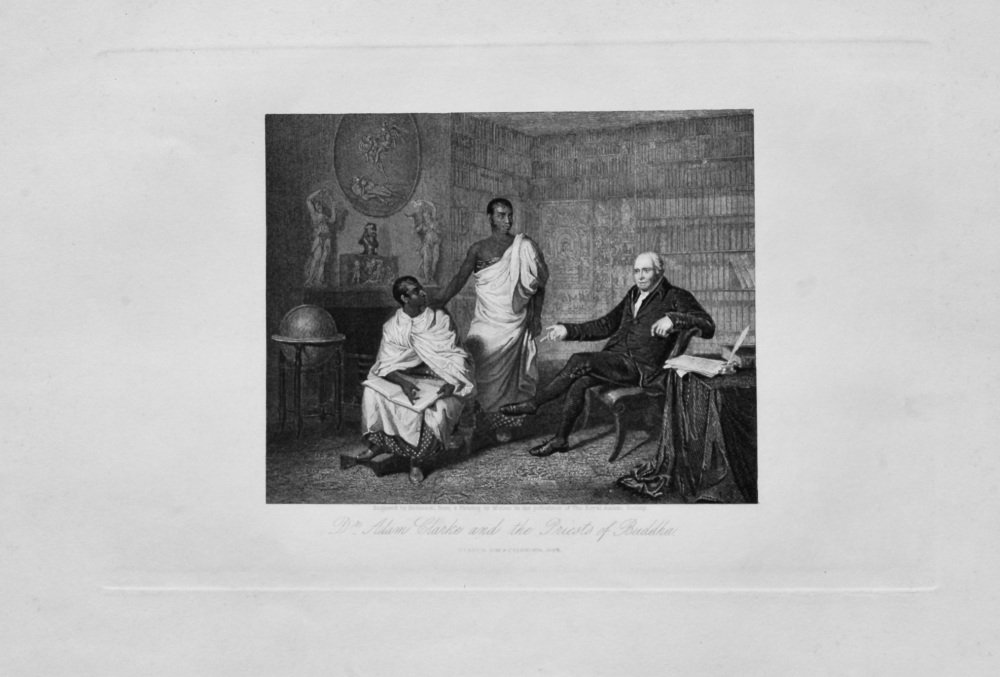 Dr. Adam Clarke and the Priests of Buddha. 1845c.