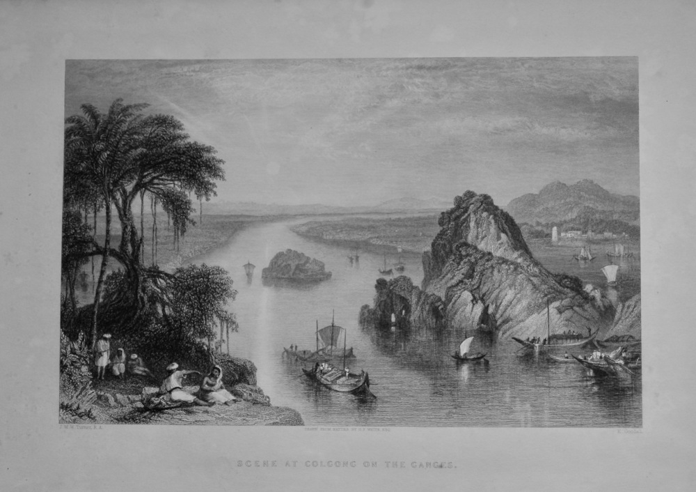 Scene at Colgong on the Ganges. 1844.