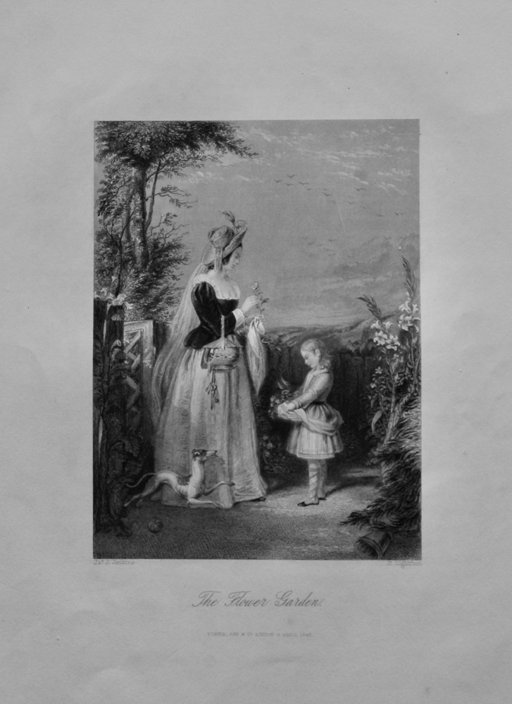 The Flower Garden.  1845.