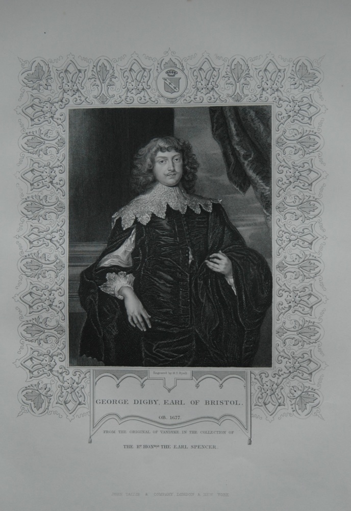 George Digby, Earl of Bristol.  1850c.