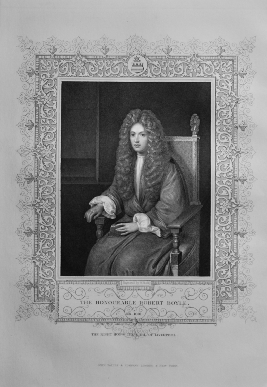 The Honourable Robert Boyle.  1850c.