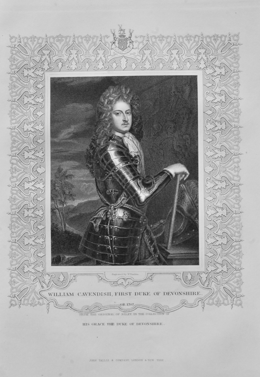 William Cavendish, First Duke Of Devonshire.  1850c.