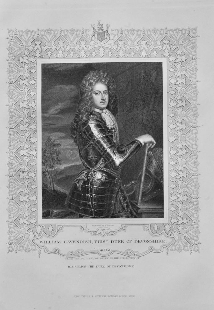 William Cavendish, First Duke Of Devonshire.  1850c.
