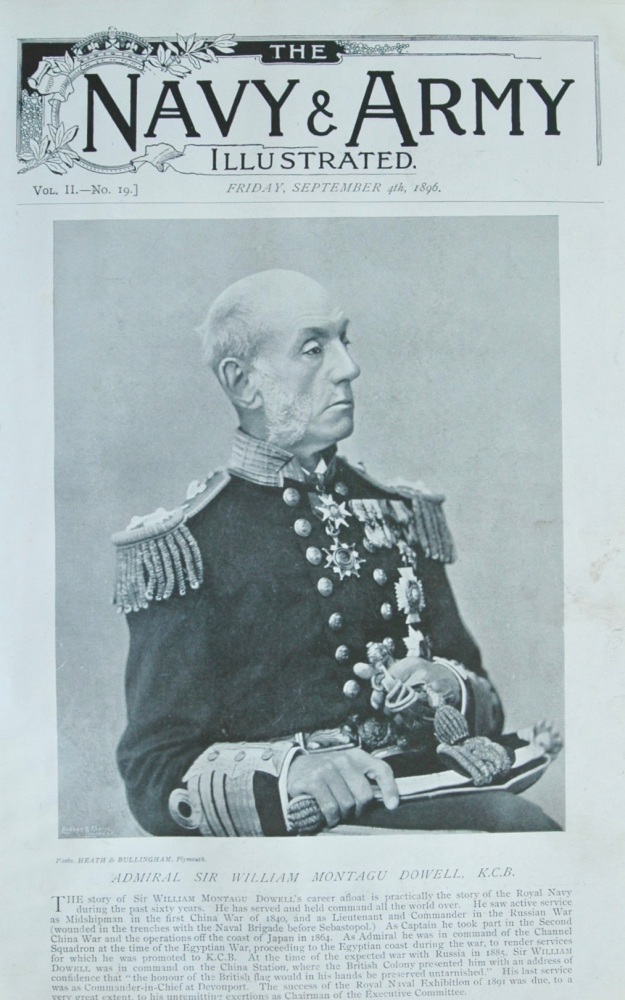  Admiral Sir William Montagu Dowell, K.C.B. 1896
