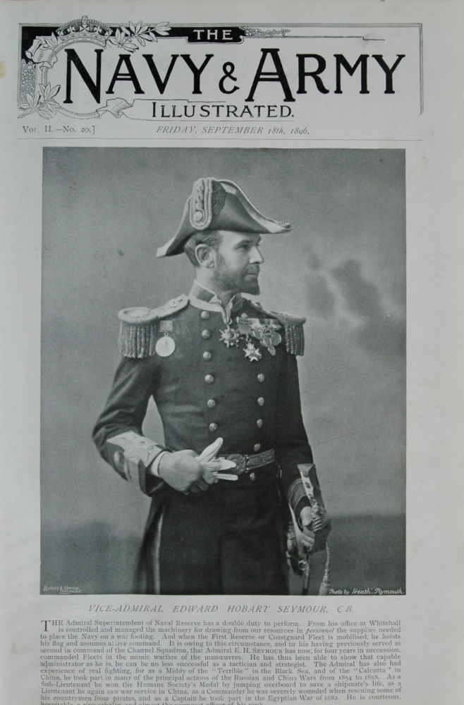 Vice-Admiral Edward Hobart Seymour, C.B.  1896.