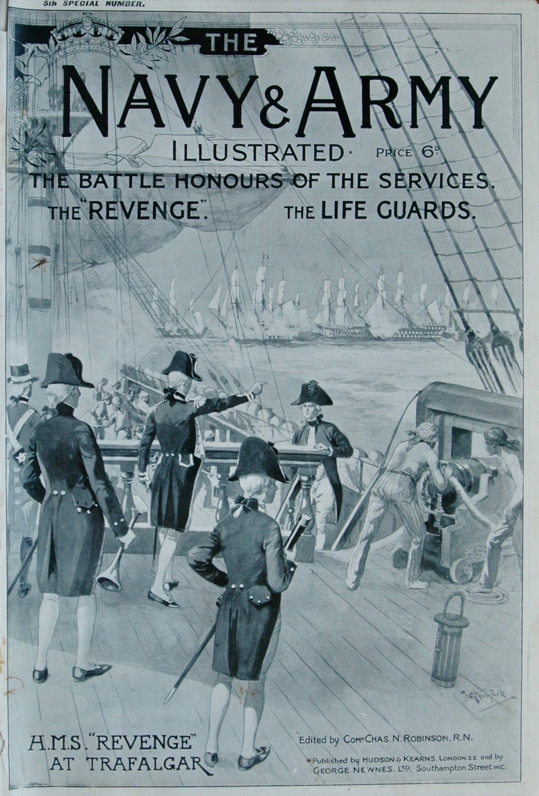 Original Full copy of Navy & Army Illustrated, 1896