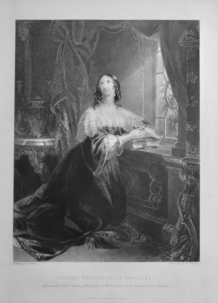 Louise, Duchess of La Valliere.  1850.
