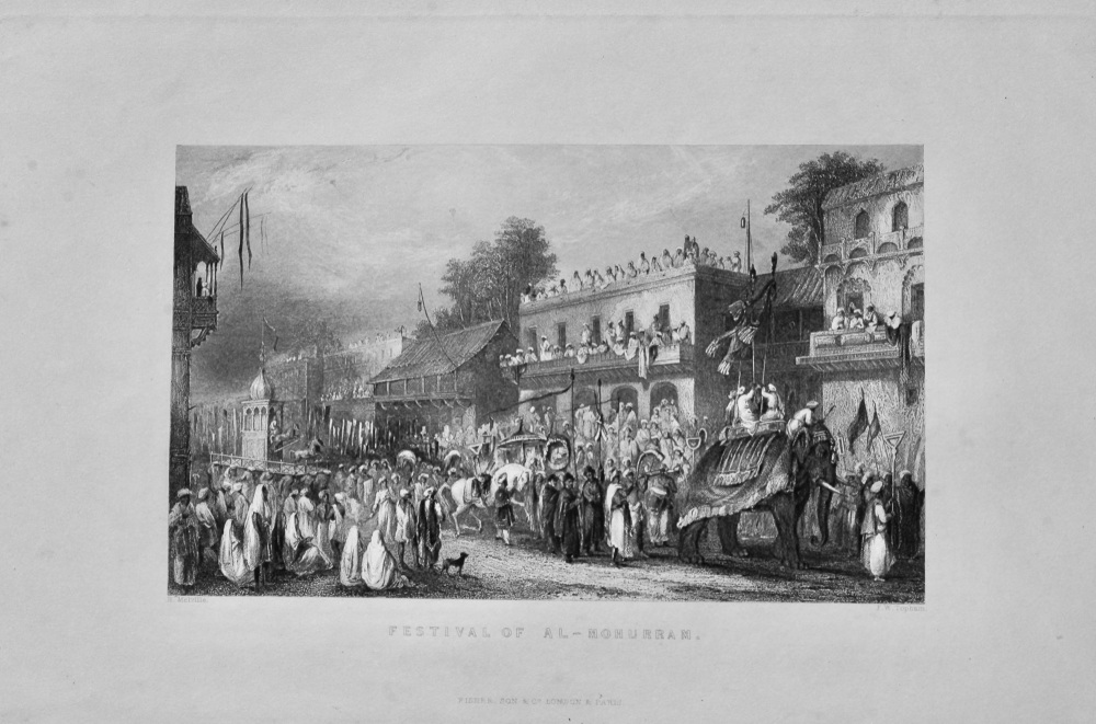 Festival of Al-Mohurram.  1850c.