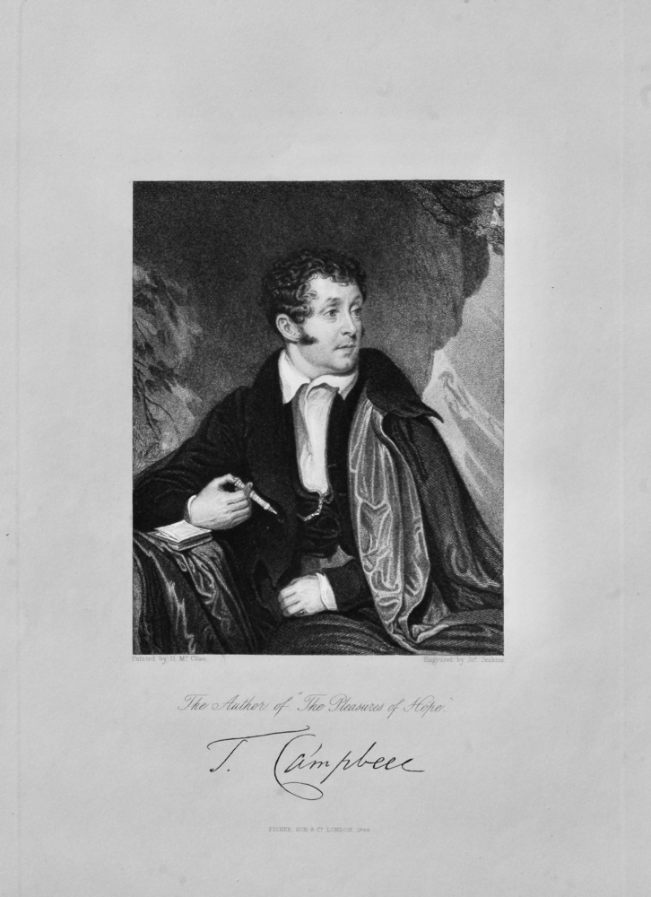 Thomas Campbell,  : The Author of "The Pleasures of Hope."  1850c.