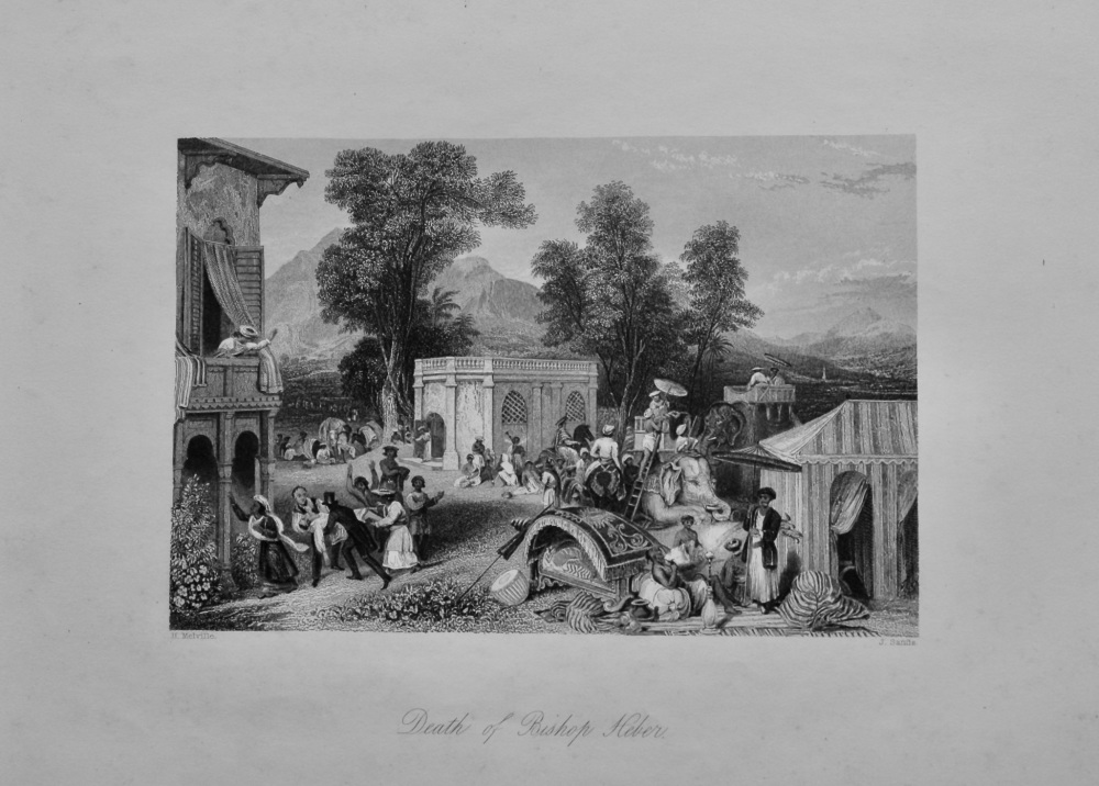 Death of Bishop Heber.  1850c.