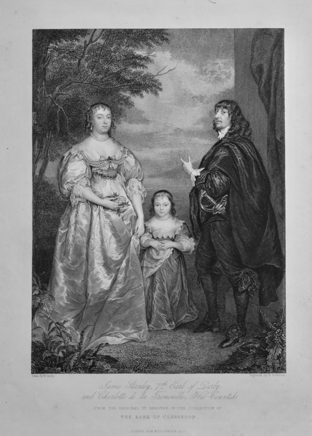 James Stanley, 7th. Earl of Derby, and Charlotte de la Tremouille, His Coun