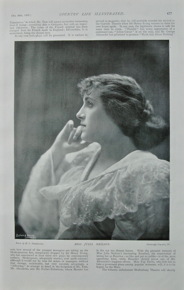 Miss Julia Neilson. 1897.