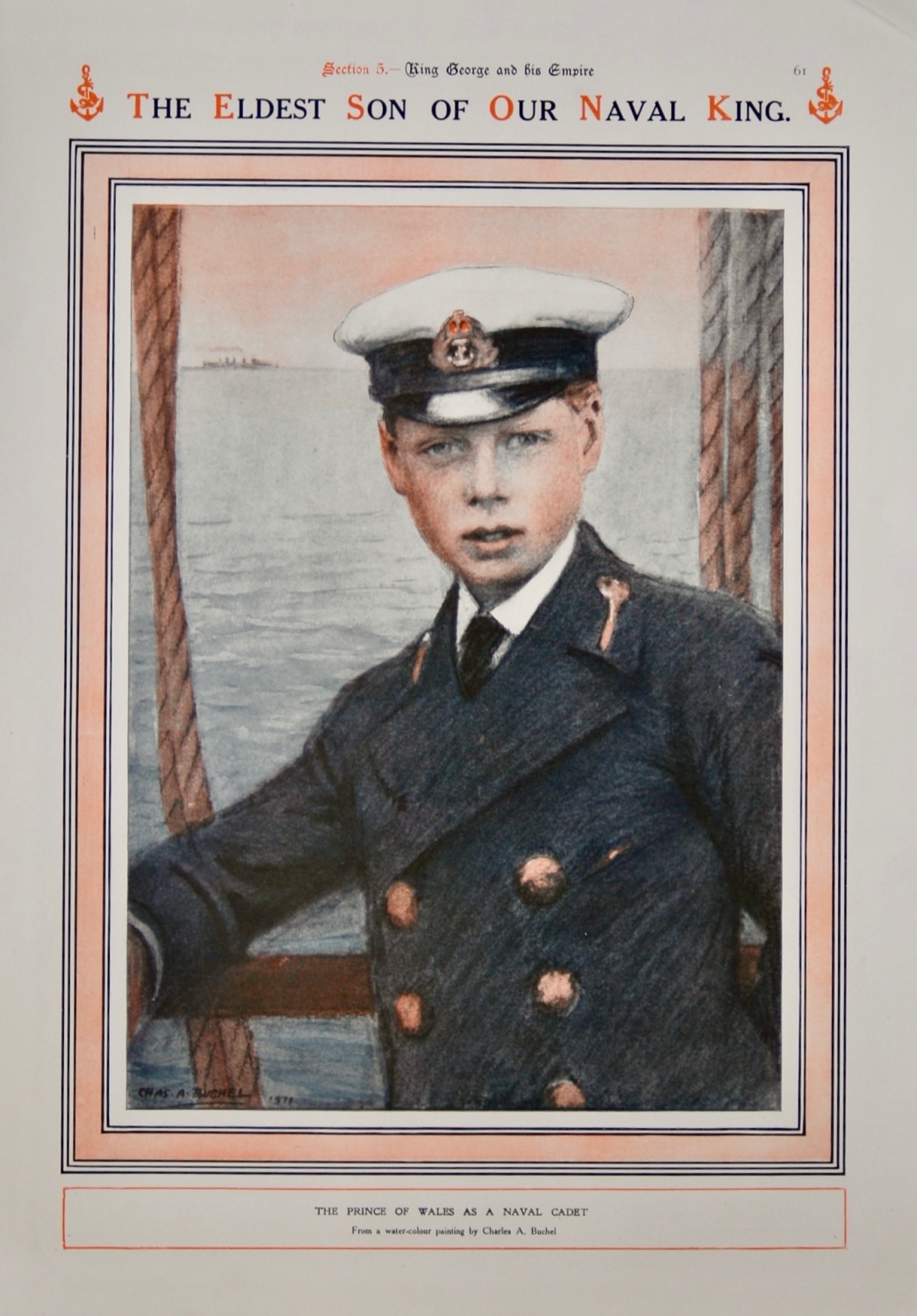 The Eldest Son of our Naval King : The Prince of Wales as a Naval Cadet. 19