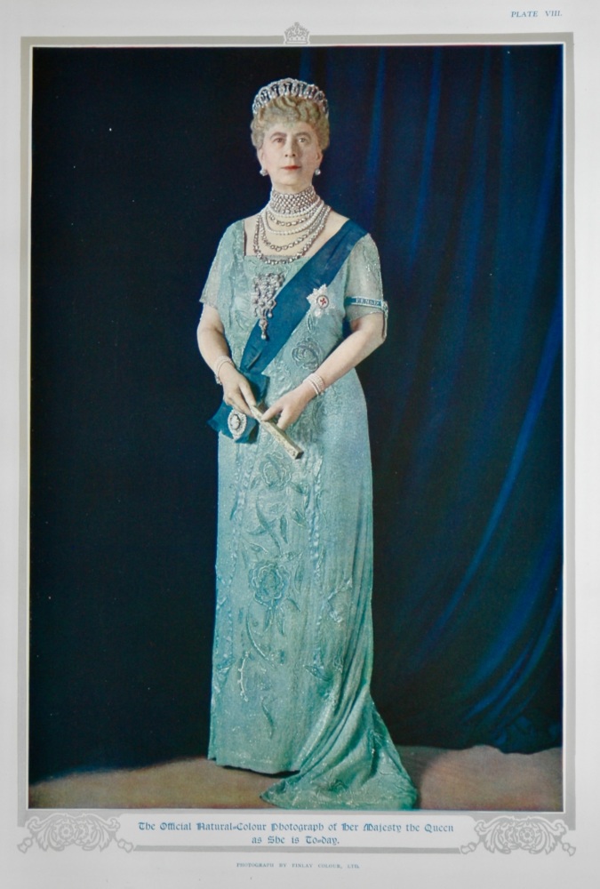 The Official Natural-Colour Photograph of Her Majesty the Queen as she is To-day.