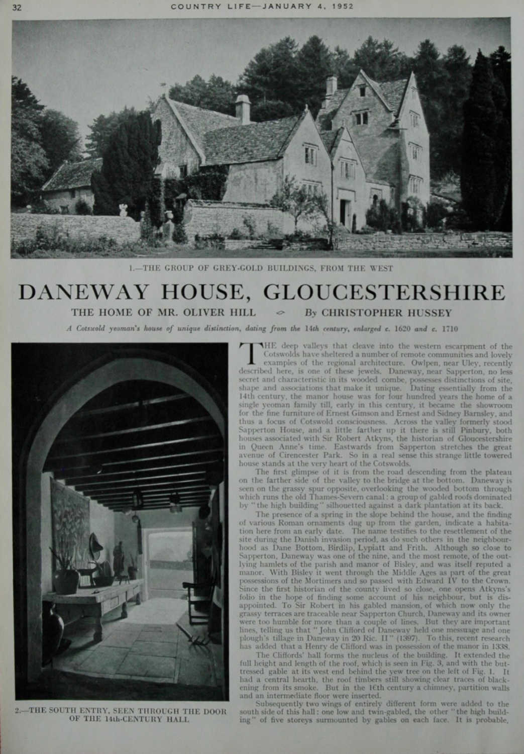 Country Life - Daneway House, Gloucestershire