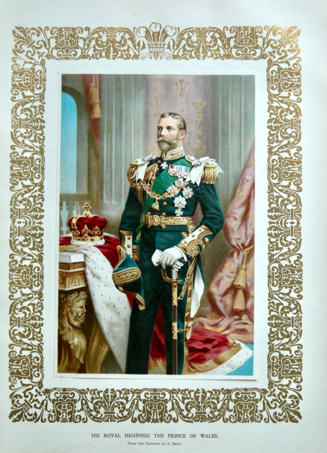 His Royal Highness The Prince of Wales.  1902.