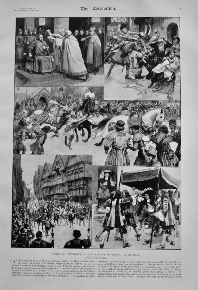 Historical Incidents at Coronations of English Sovereigns.  1902.