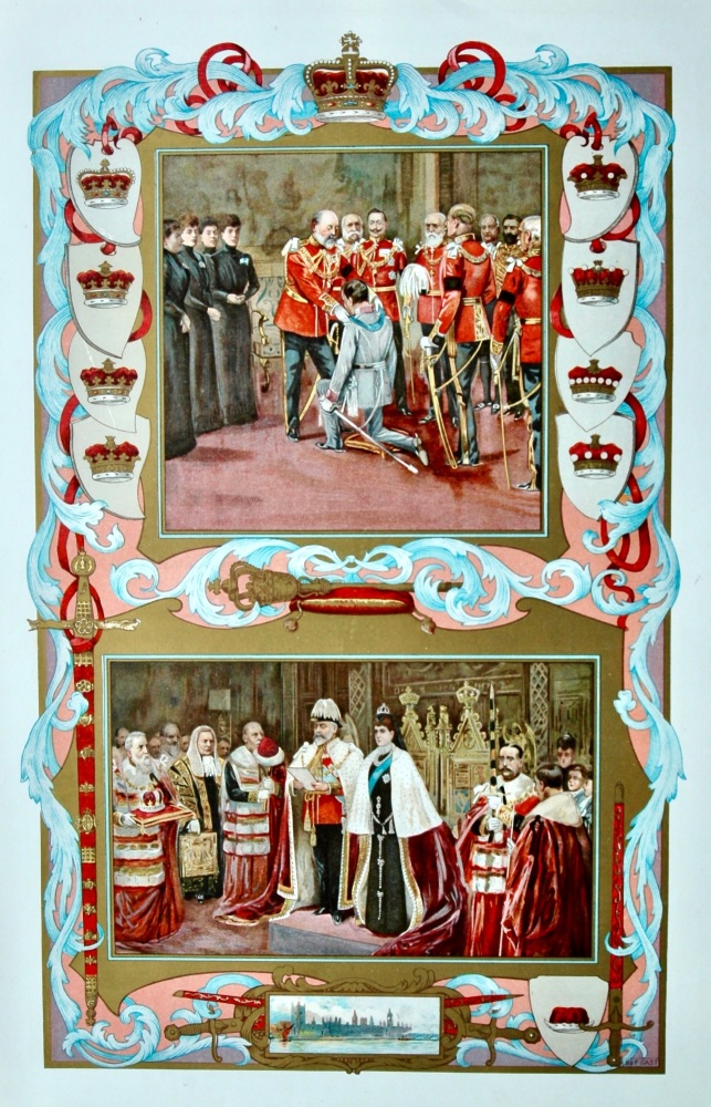 King Edward's First Acts as Sovereign. 1902.