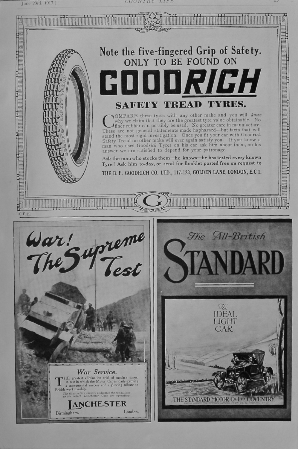 Goodrich and 2 other adverts