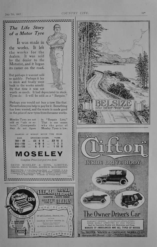 Moseley and 3 other adverts