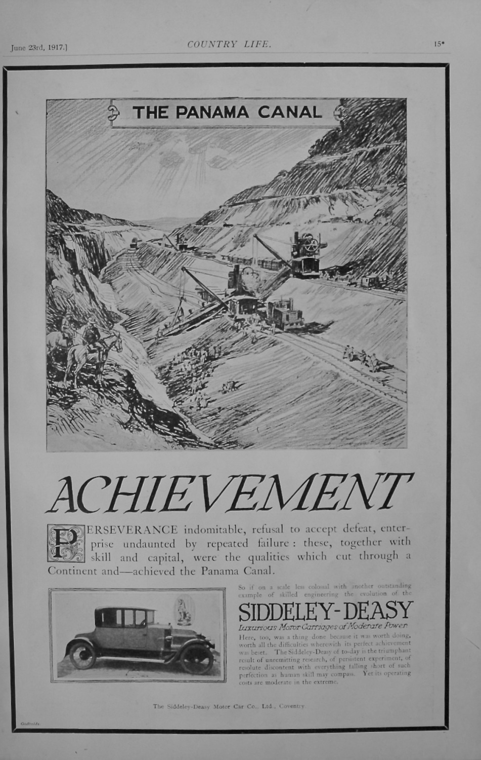Siddeley-Deasy Advert