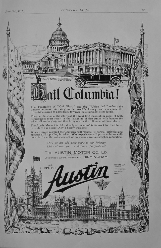 Austin - Columbia Advert