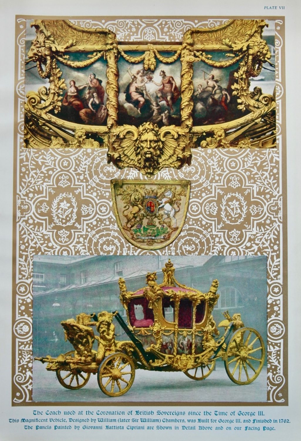 The Coach Used at the Coronation of British Sovereigns since the Time of Ge