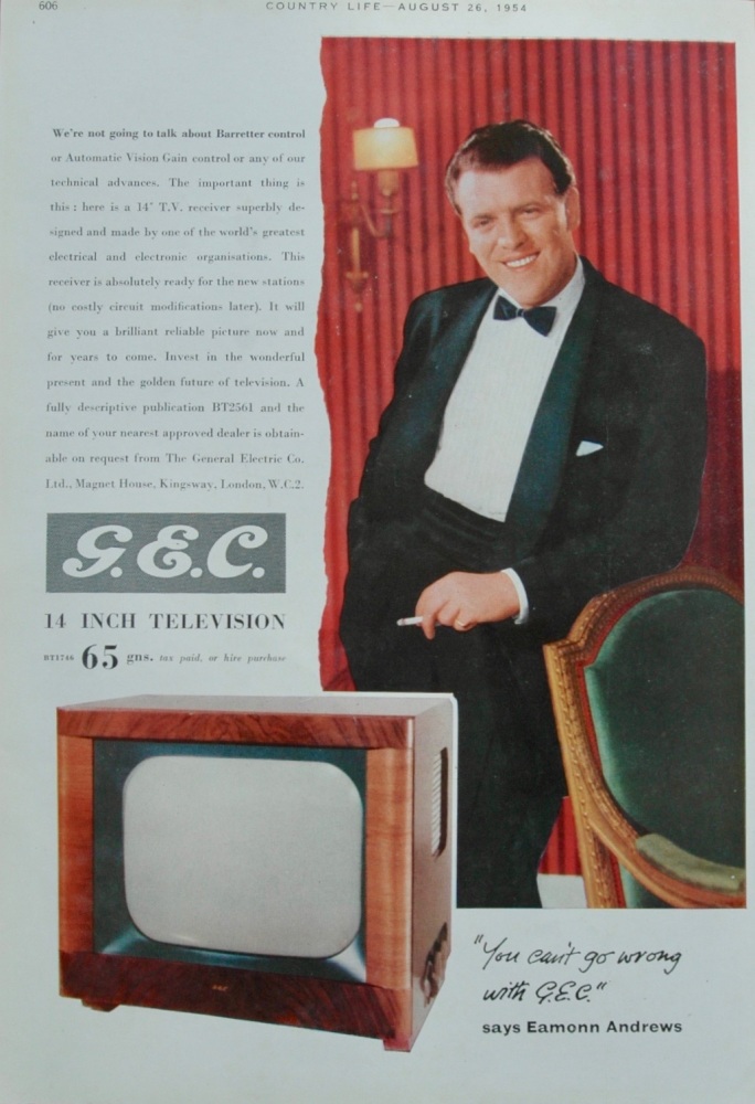 G.E.C. Colour Advert