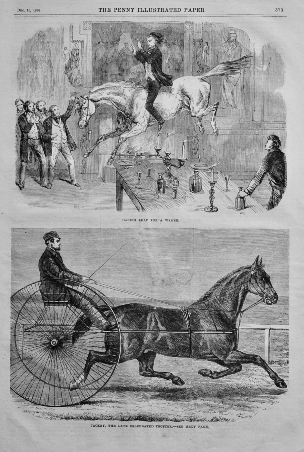 Jackey, the Late Celebrated Trotter. 1866.