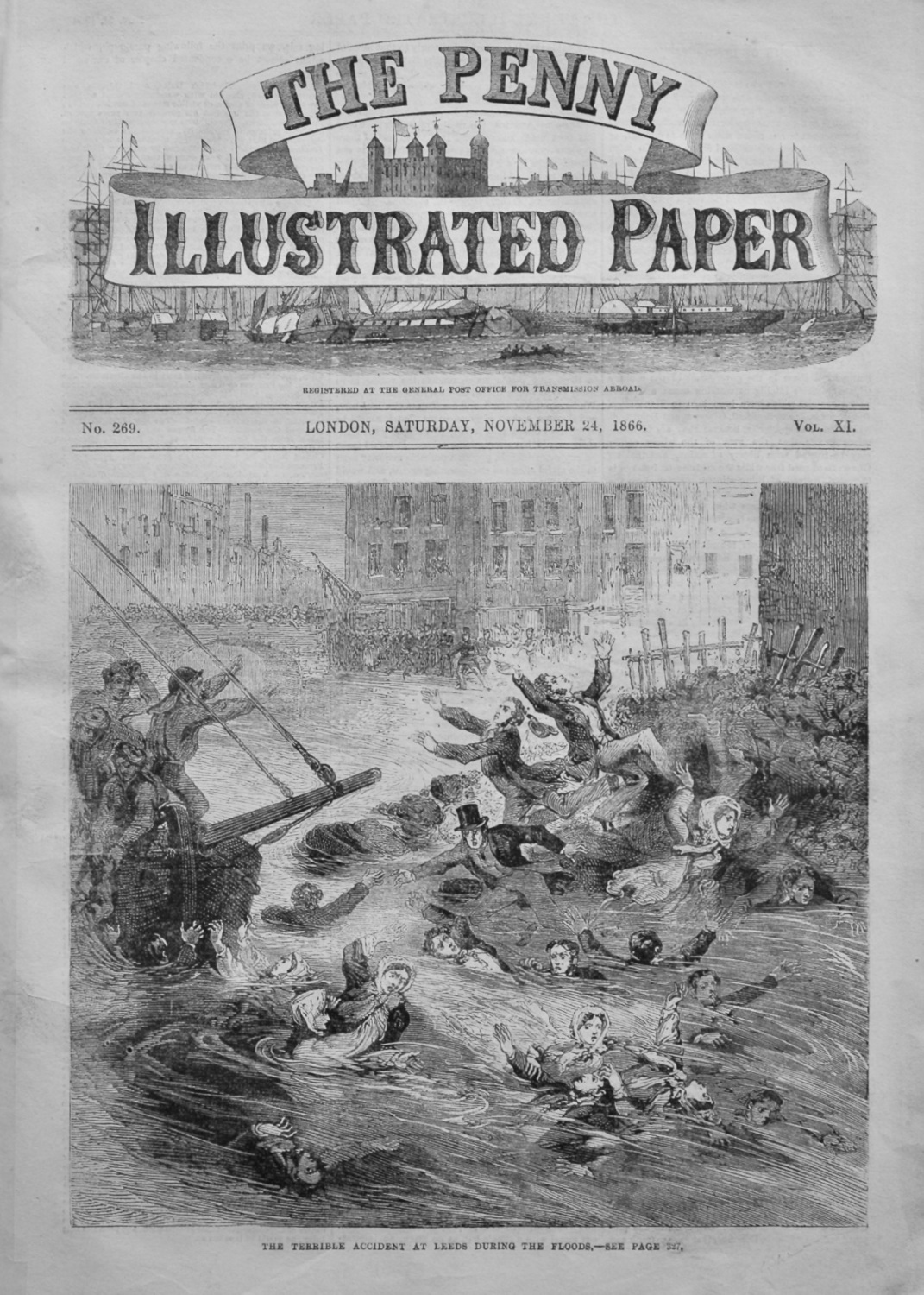 The Penny Illustrated Paper.  November 24th, 1866.