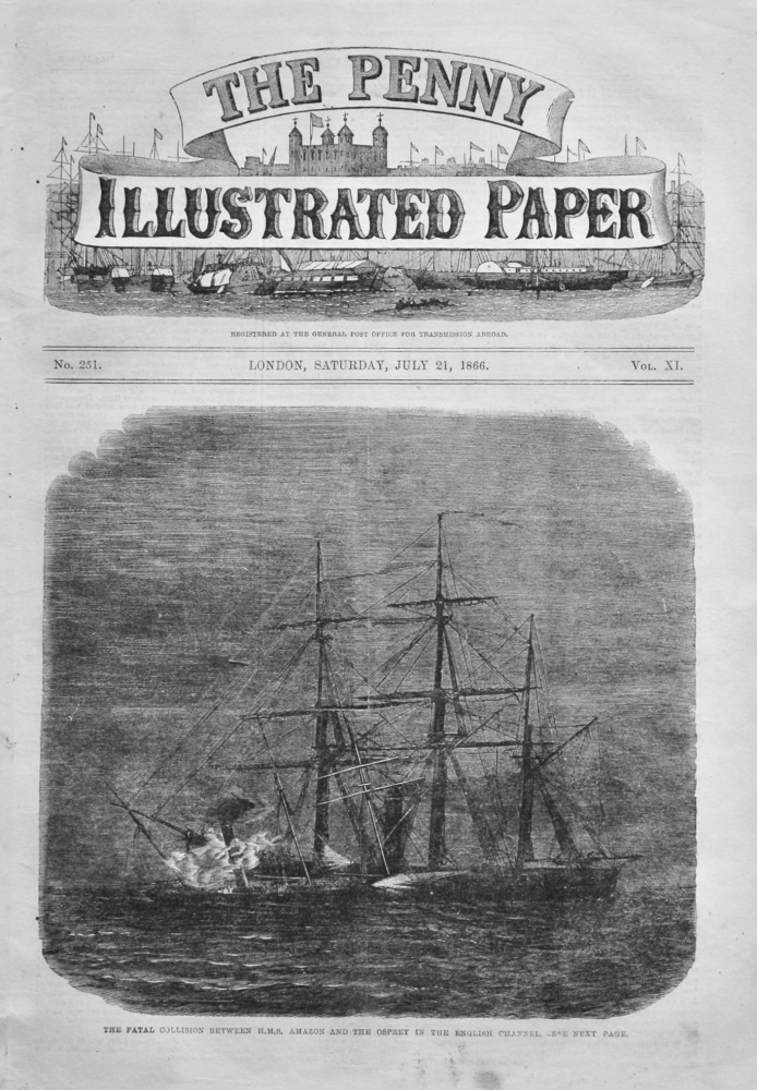 The Penny Illustrated Paper, July 21st, 1866.