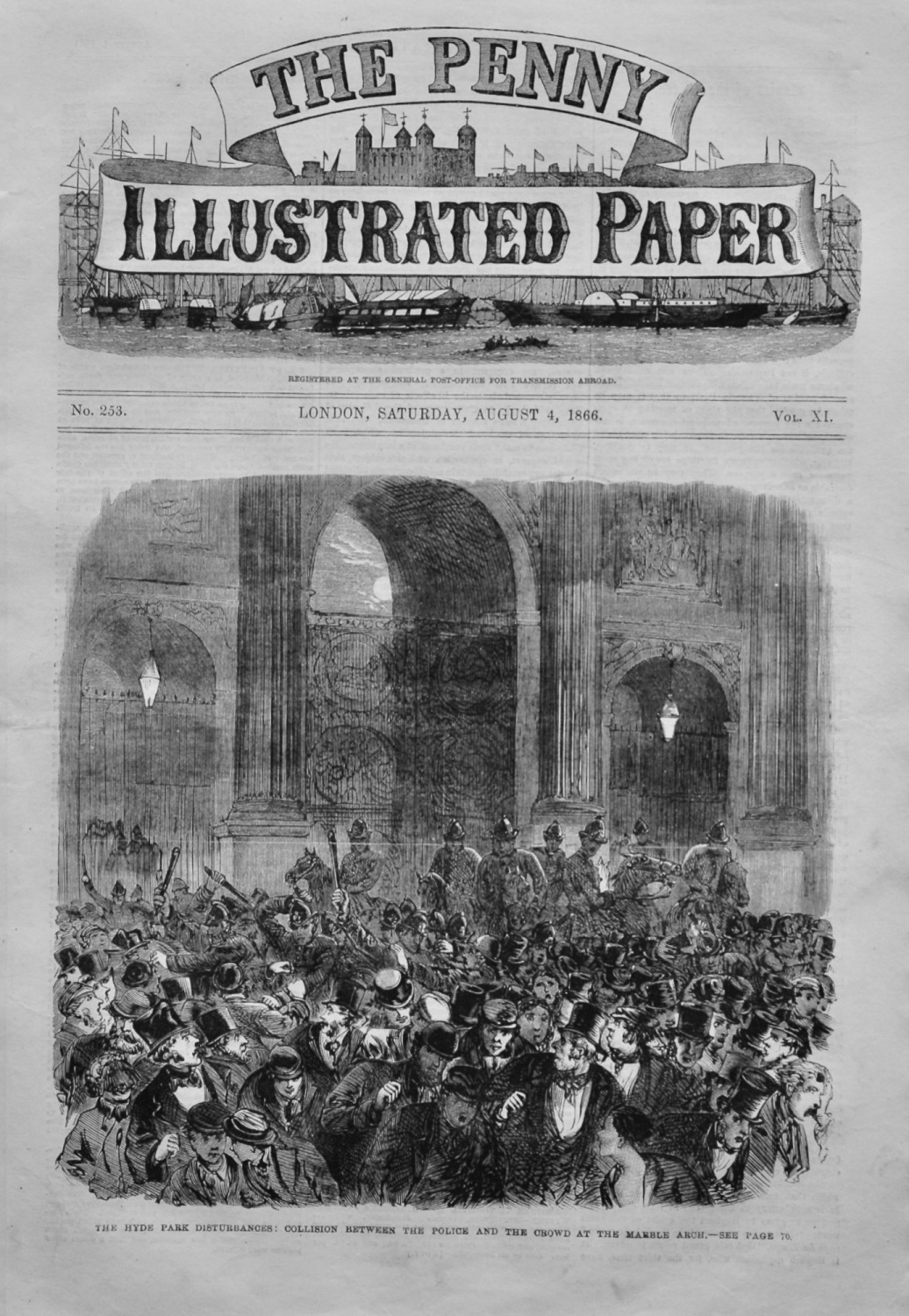 The Penny Illustrated Paper, August 4th, 1866.