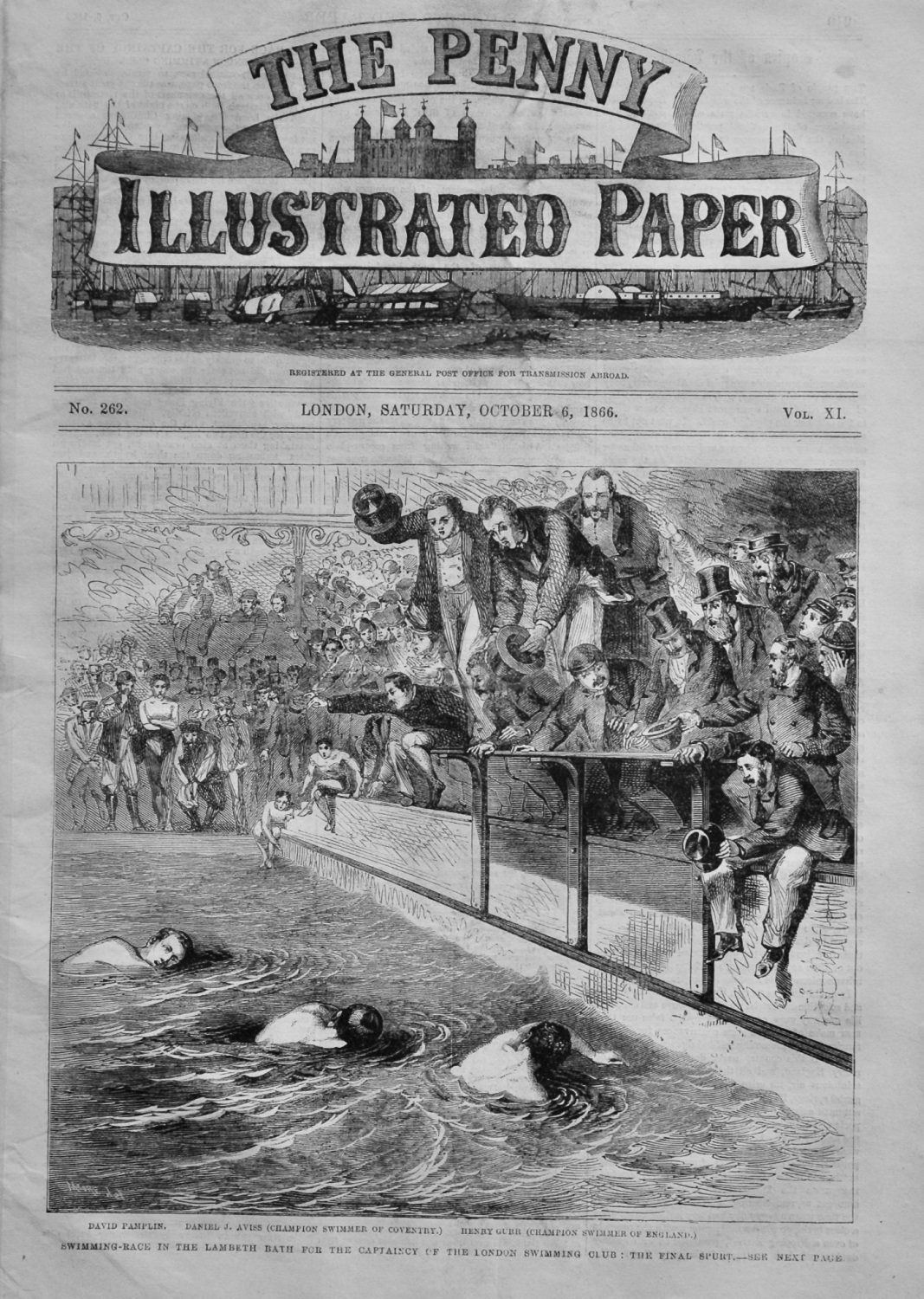 The Penny Illustrated Paper, October 6th, 1866.