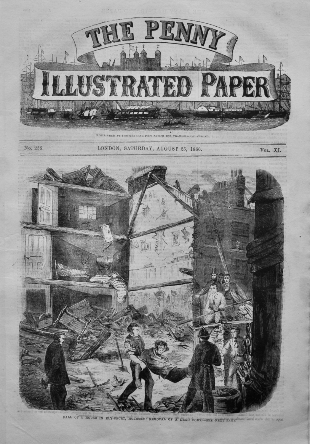 The Penny Illustrated Paper,  August 25th, 1866.