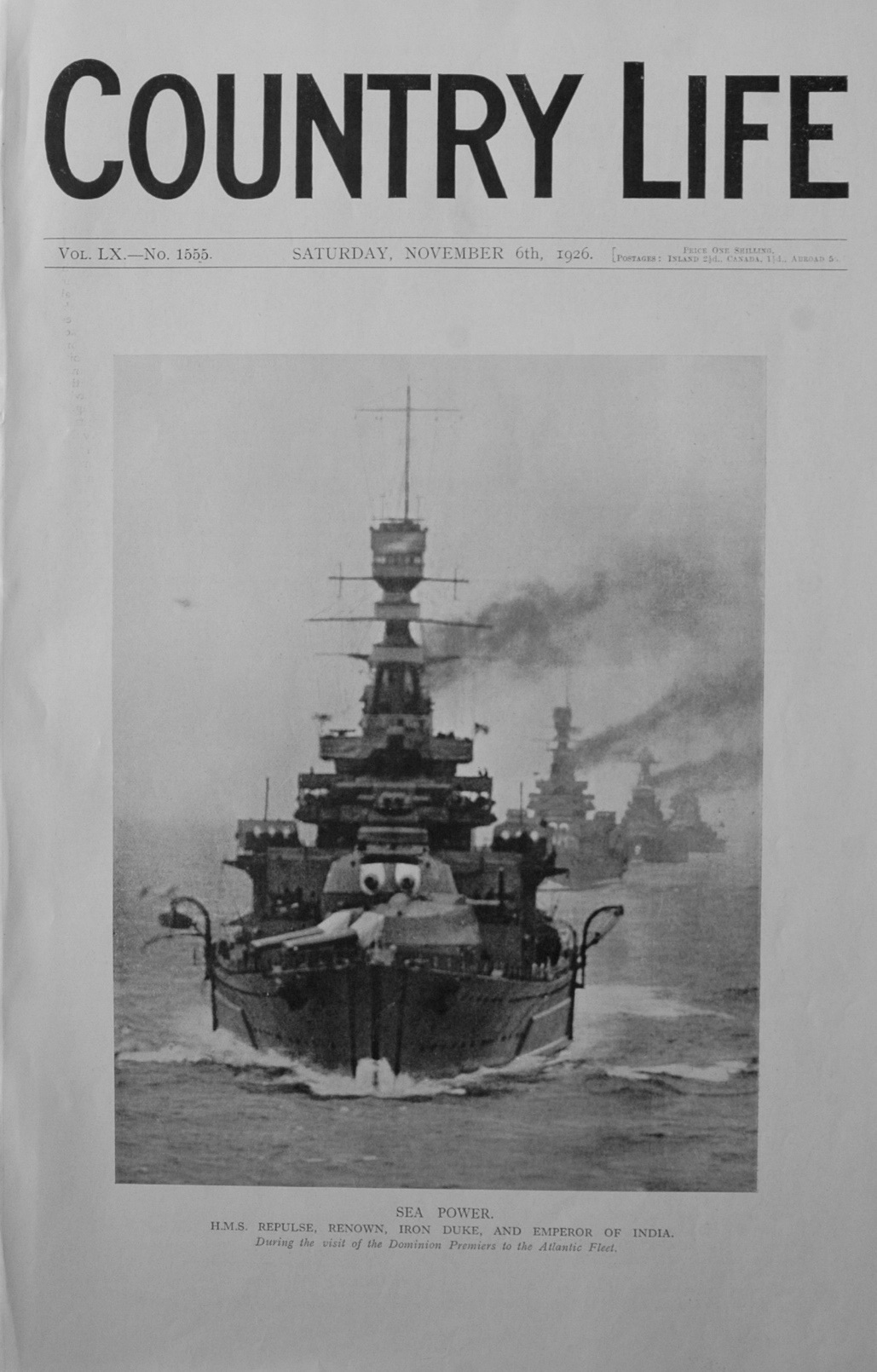 Country Life - November 6th, 1926