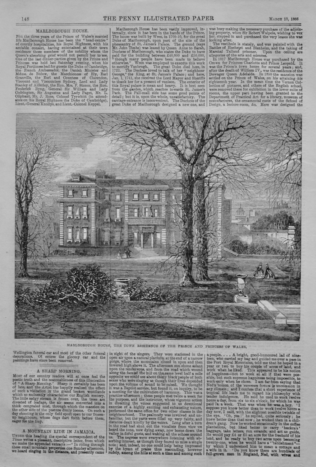 Marlborough House. 1866.