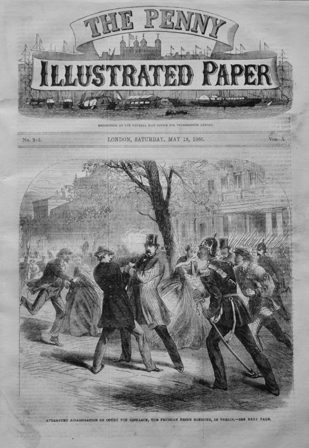 The Penny Illustrated Paper, May 19th, 1866. 
