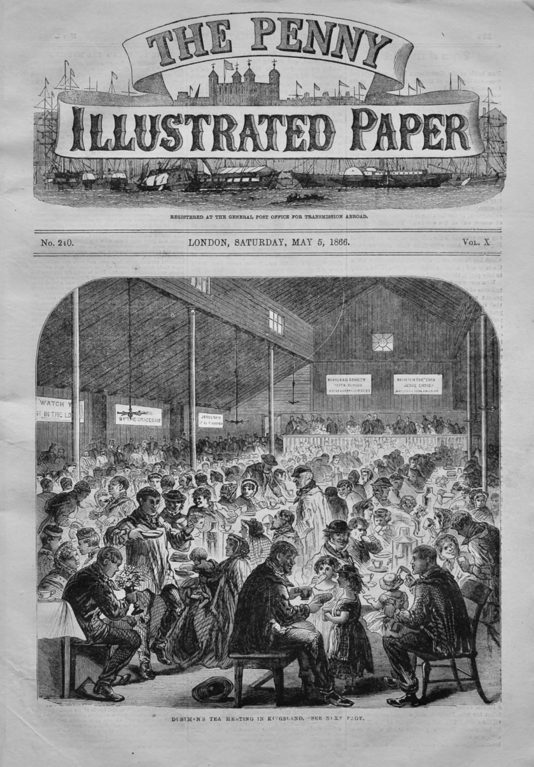 The Penny Illustrated Paper, May 5th, 1866.