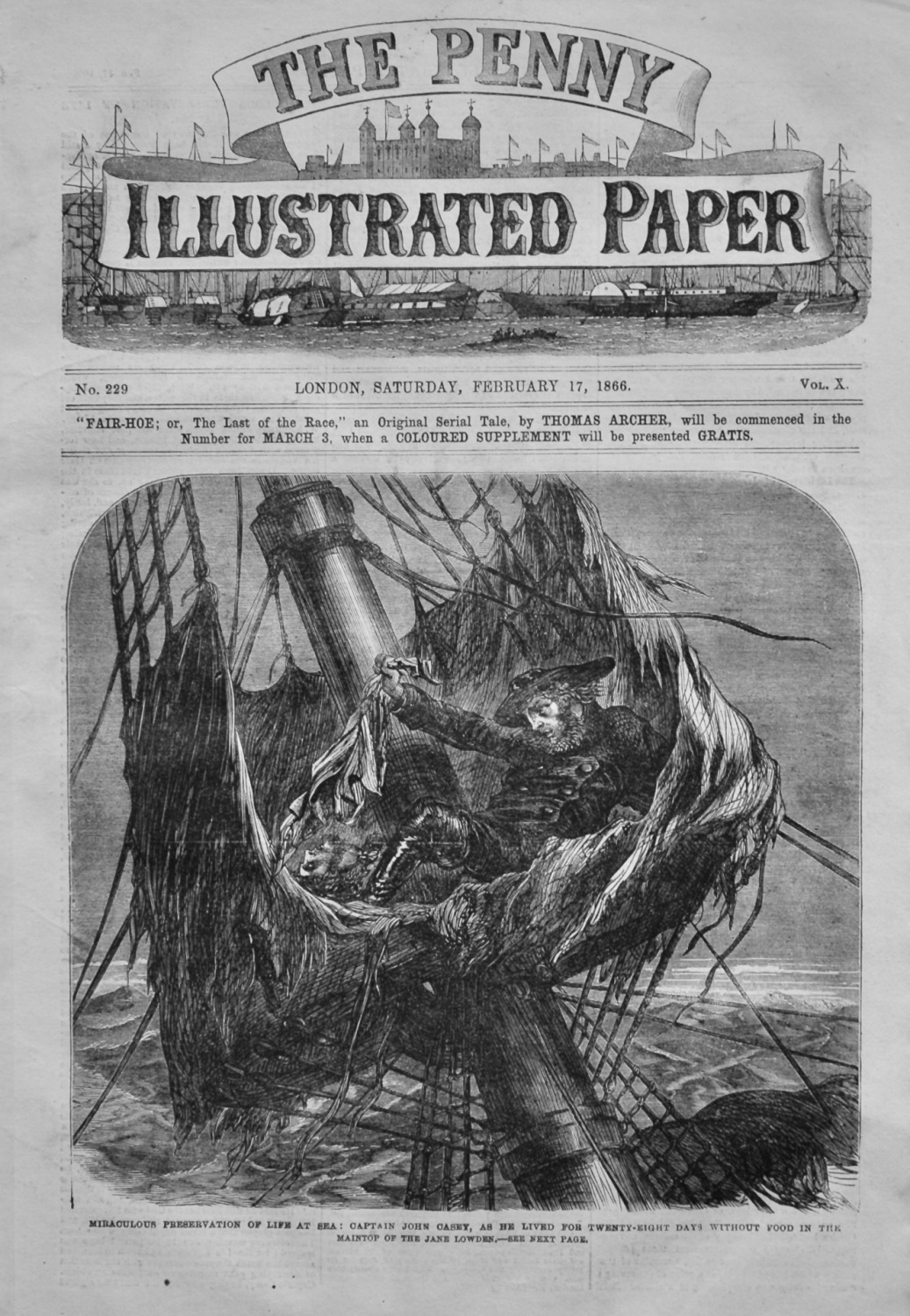 The Penny Illustrated Paper, February 17th, 1866.