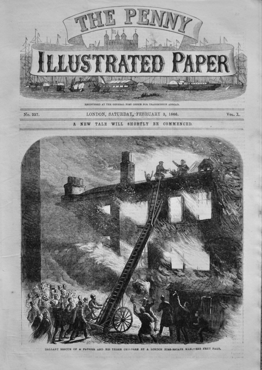 The Penny Illustrated Paper,  February 3rd, 1866.