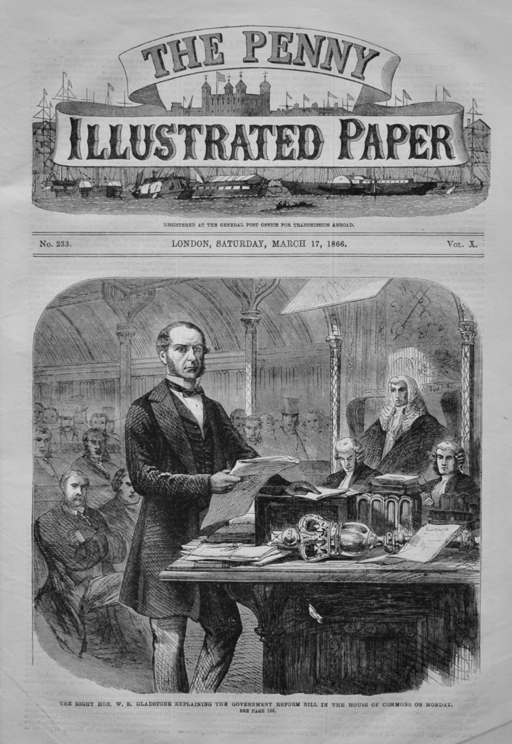 The Penny Illustrated Paper,  March 17th, 1866.
