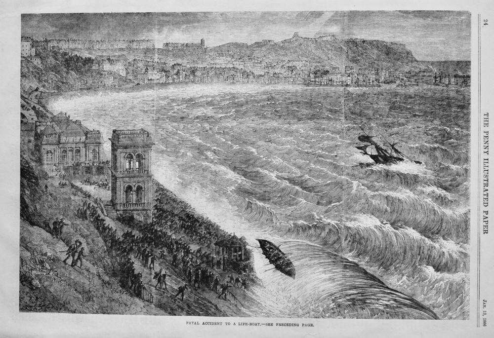 Fatal Accident to a Life-Boat.  1866.