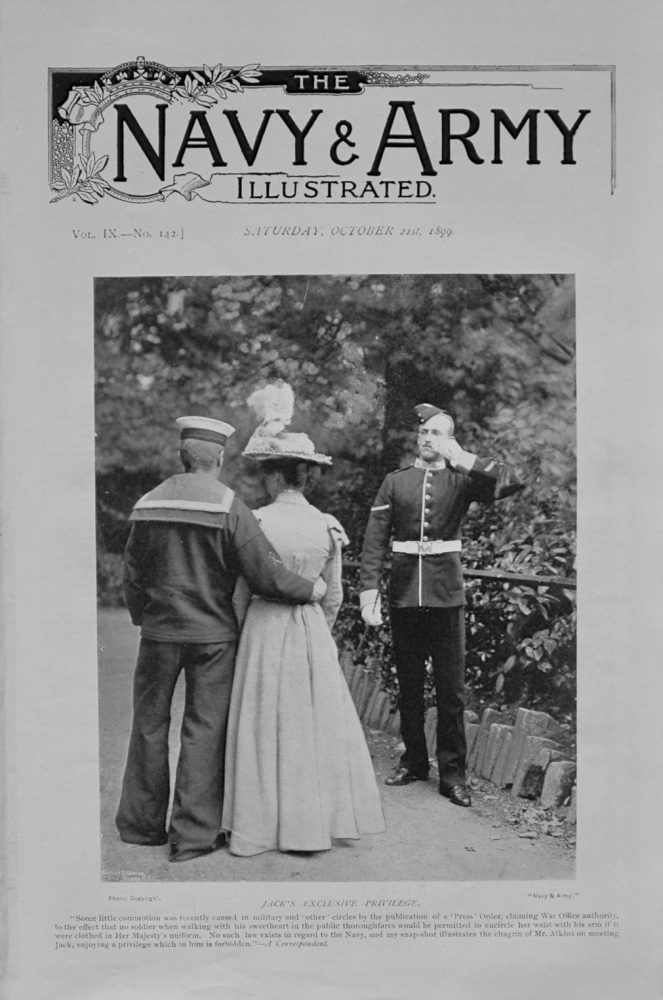 Navy & Army  Illustrated,  October 21st, 1899