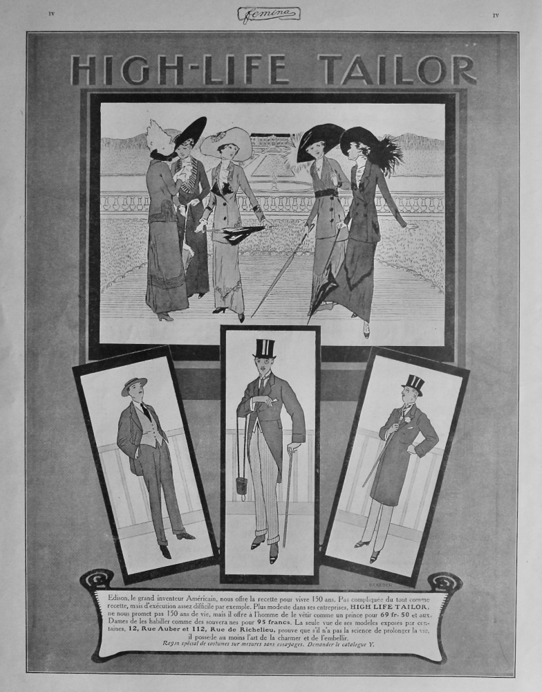 High-Life Tailor. 1912.