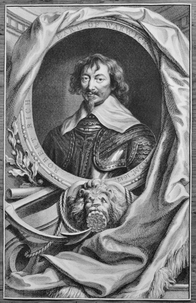 Robert Rich, Earl of Warwick, Admiral 1642.